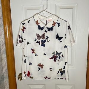 ModCloth Butterfly Blouse
